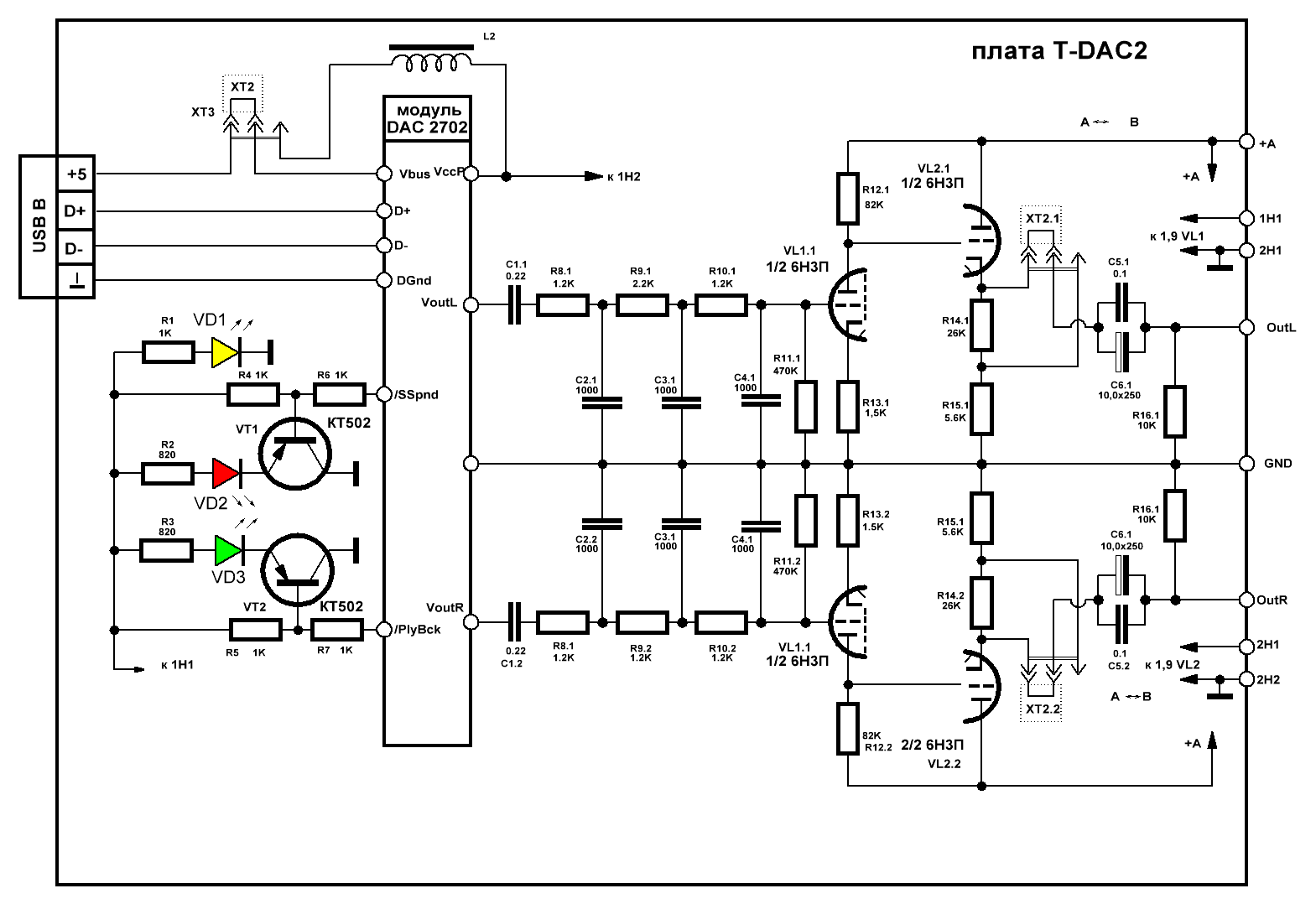 Tda1541a схема цапа